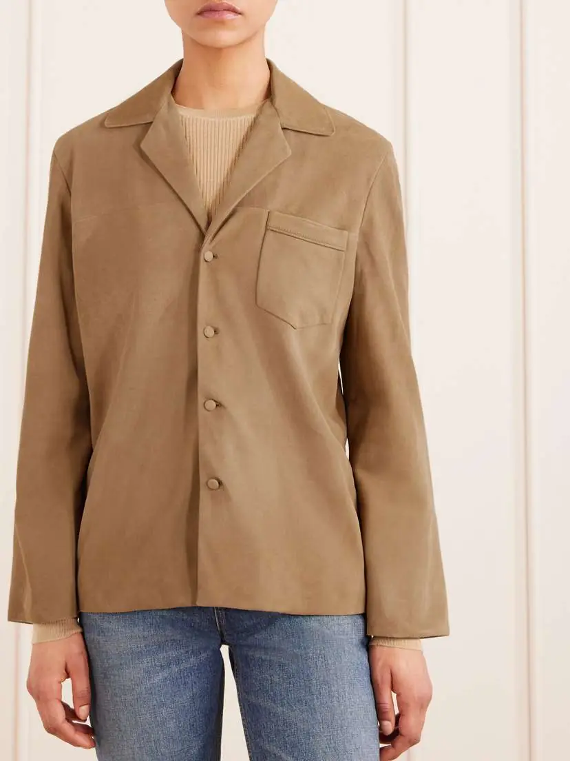 Saint Laurent Suede Shirt | Thumbnail 3 Saint Laurent Suede Shirt | Thumbnail 3