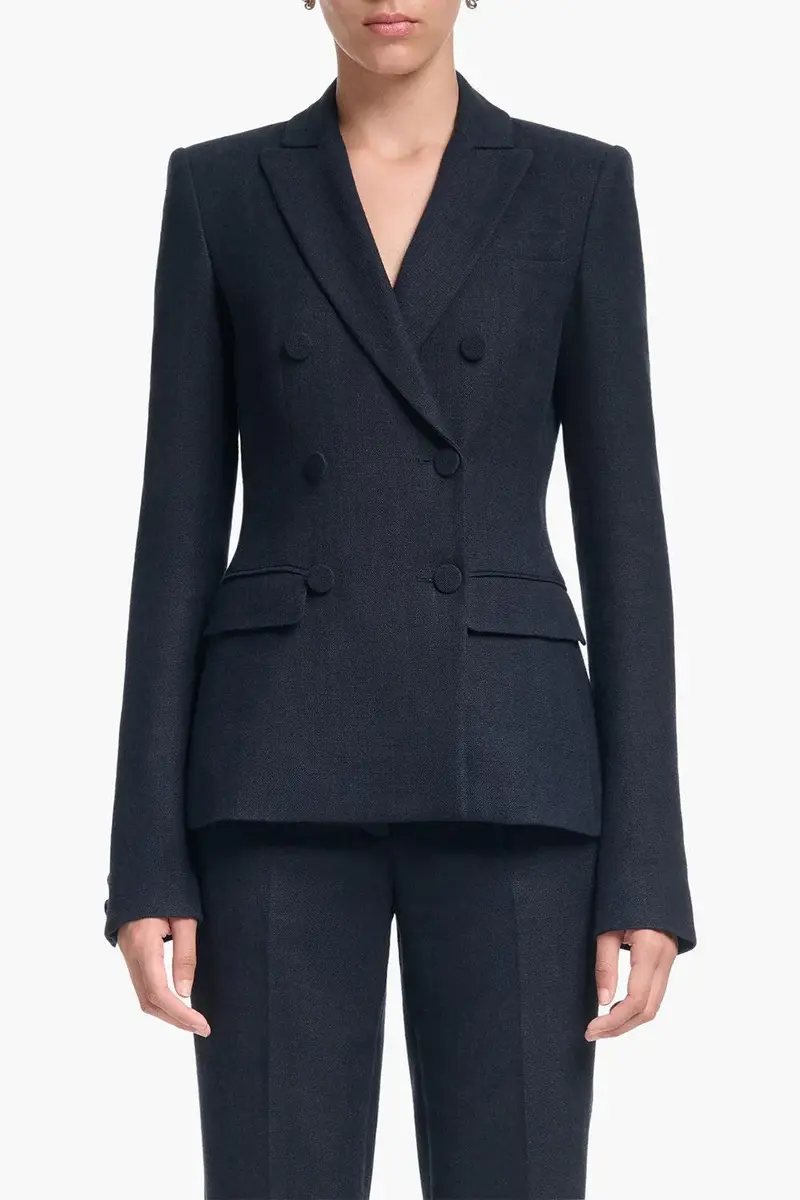 Altuzarra Indiana Jacket - Navy | Thumbnail 3