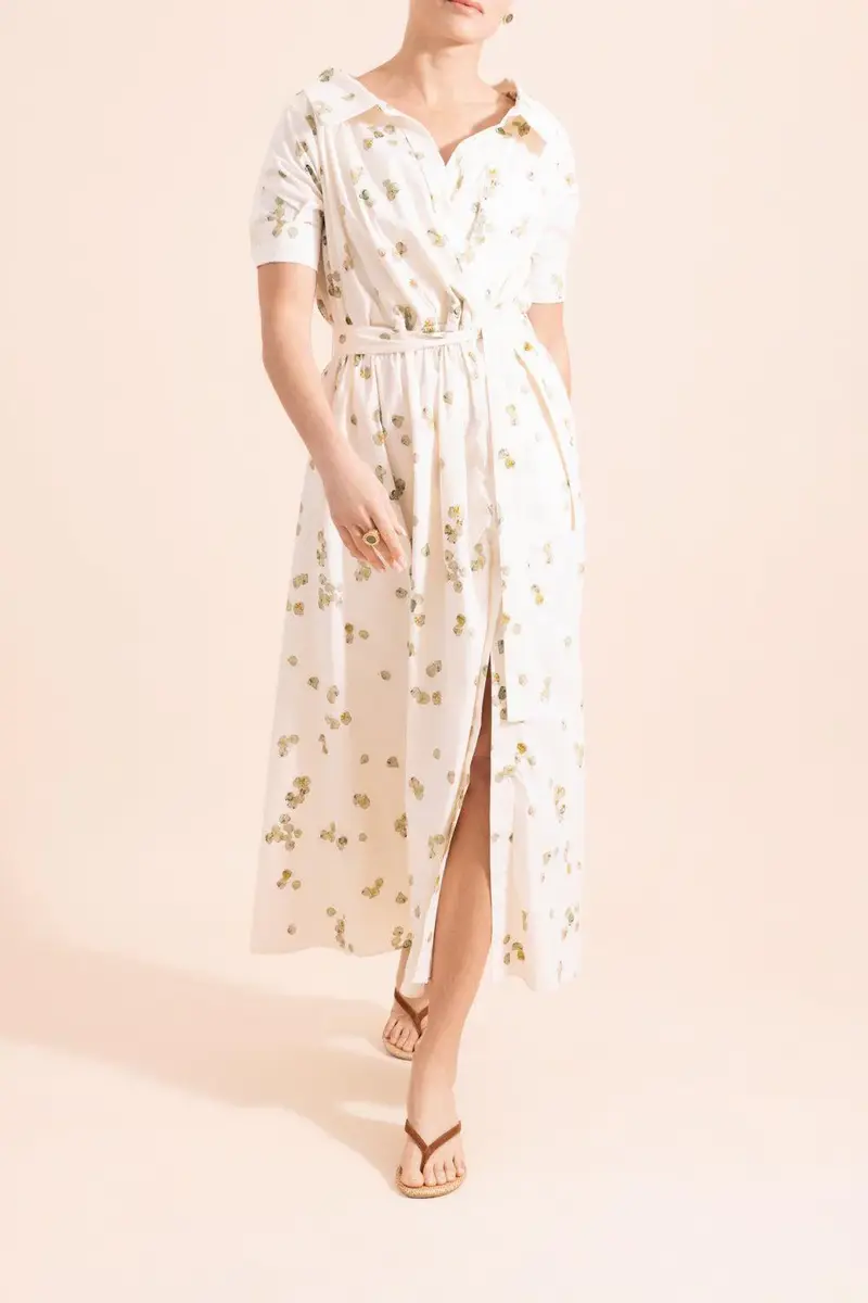 Altuzarra Lydia Dress - Ivory Allover Petals | Thumbnail 2