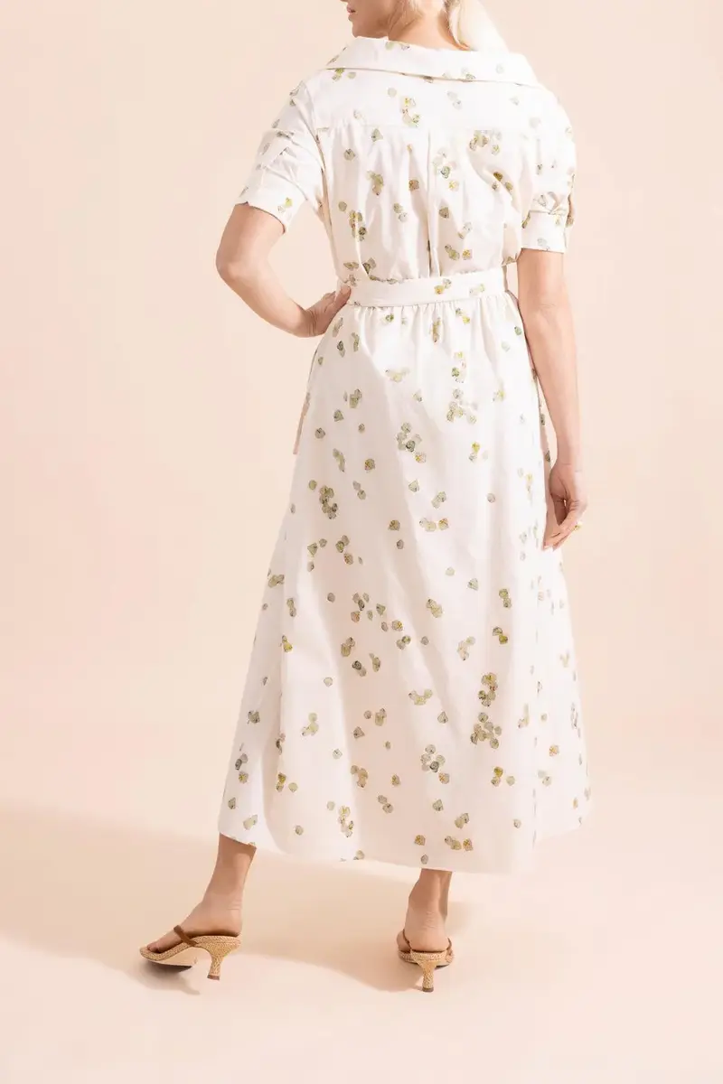 Altuzarra Lydia Dress - Ivory Allover Petals | Thumbnail 4