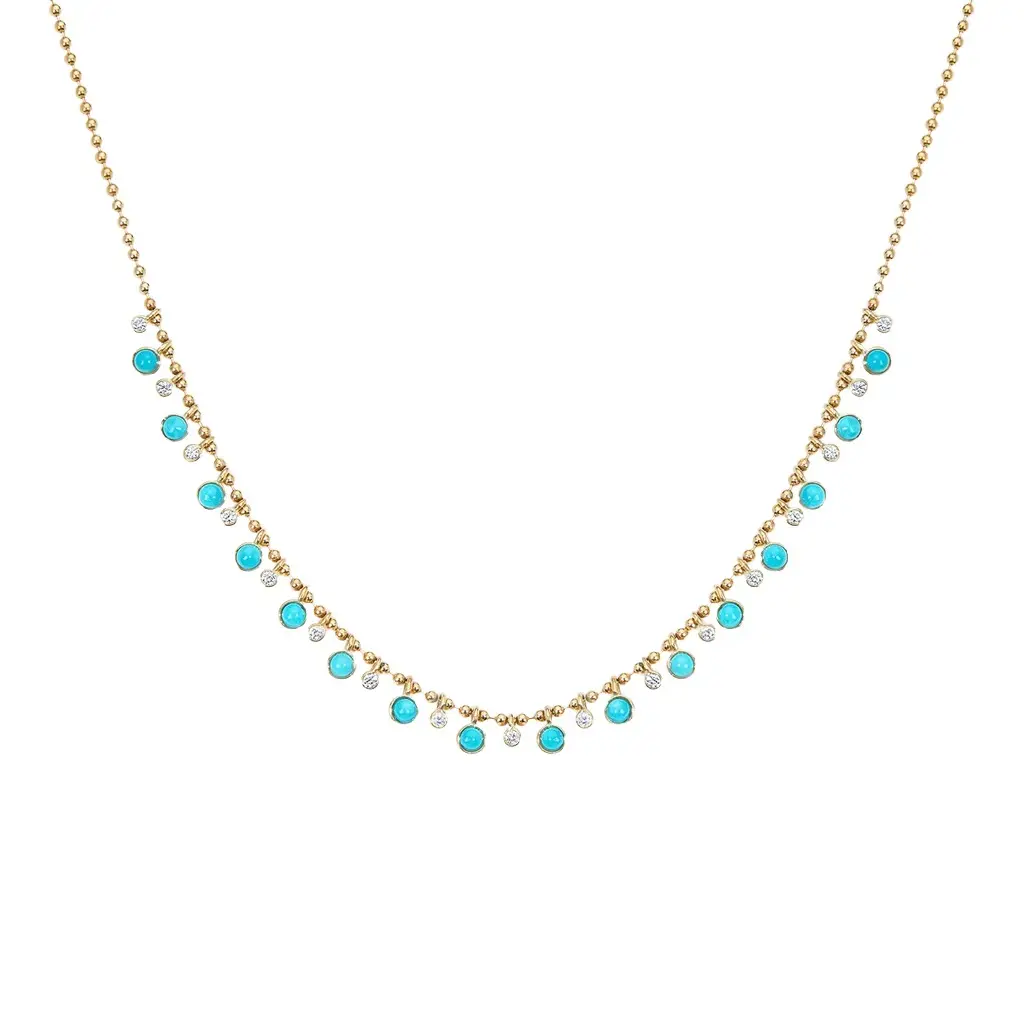 Stephanie Gottlieb Dakota Turquoise Shaker Necklace | Image 1 Stephanie Gottlieb Dakota Turquoise Shaker Necklace | Image 1