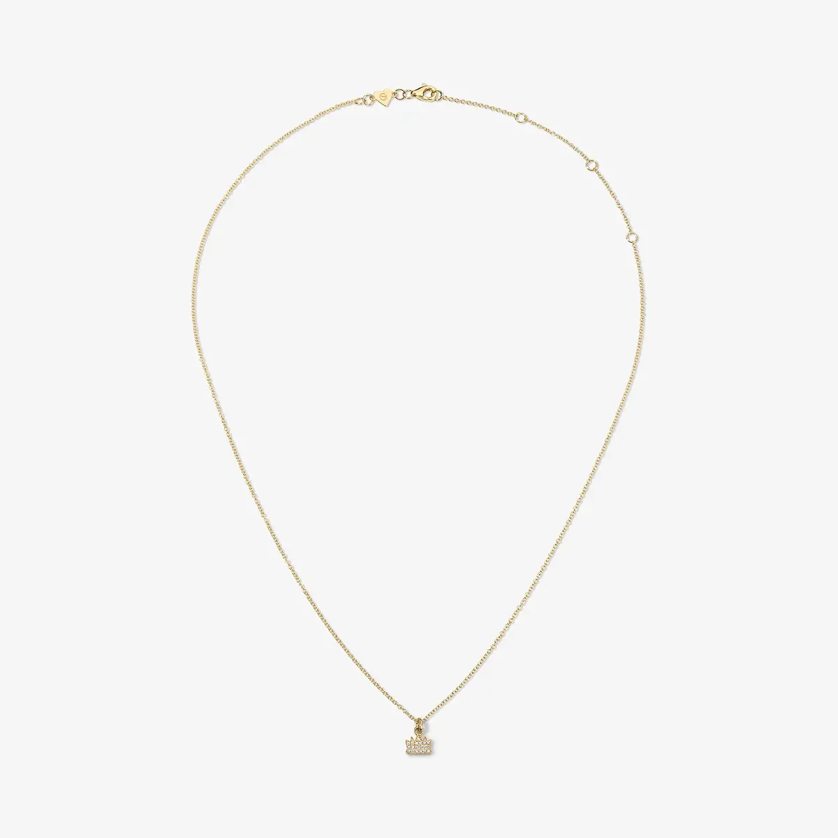 Stephanie Gottlieb Mini Token Pave Crown Necklace | Thumbnail 3 Stephanie Gottlieb Mini Token Pave Crown Necklace | Thumbnail 3