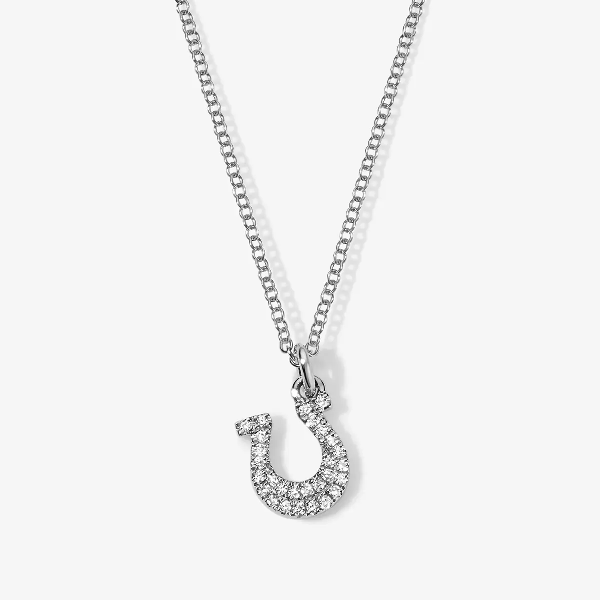 Stephanie Gottlieb Mini Token Pave Horseshoe Necklace | Thumbnail 2 Stephanie Gottlieb Mini Token Pave Horseshoe Necklace | Thumbnail 2