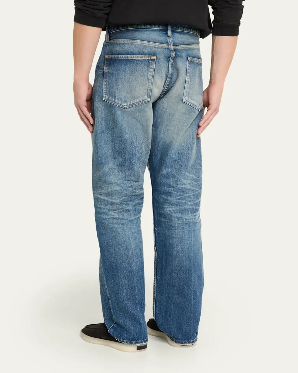 Fear of God Men's Relaxed Straight-Leg Denim Jeans | Thumbnail 3