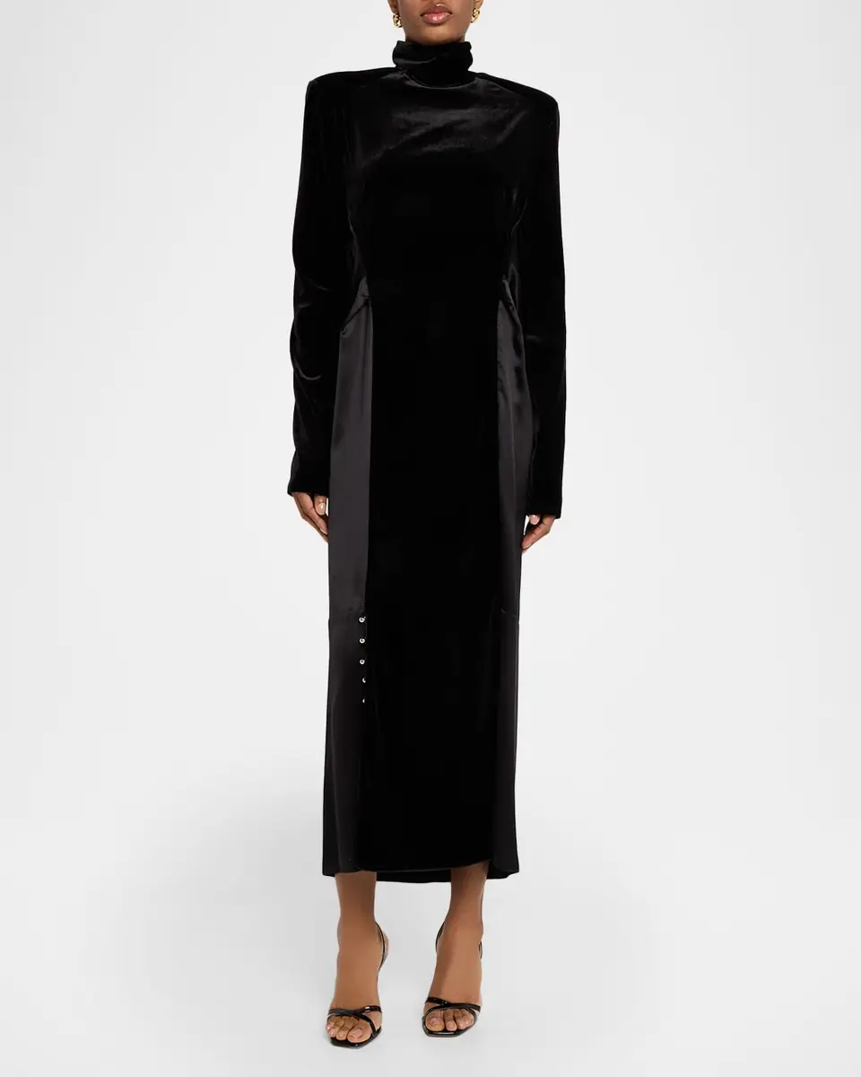 Lanvin Benitier Open-Back Velvet Maxi Dress | Thumbnail 6 Lanvin Benitier Open-Back Velvet Maxi Dress | Thumbnail 6