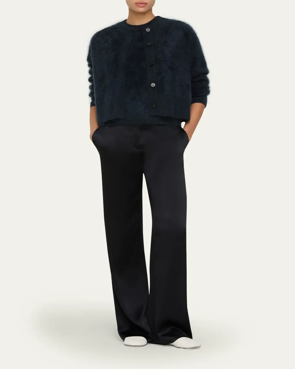 Lafayette 148 New York Button-Down Brushed Cashmere Cardigan | Thumbnail 2