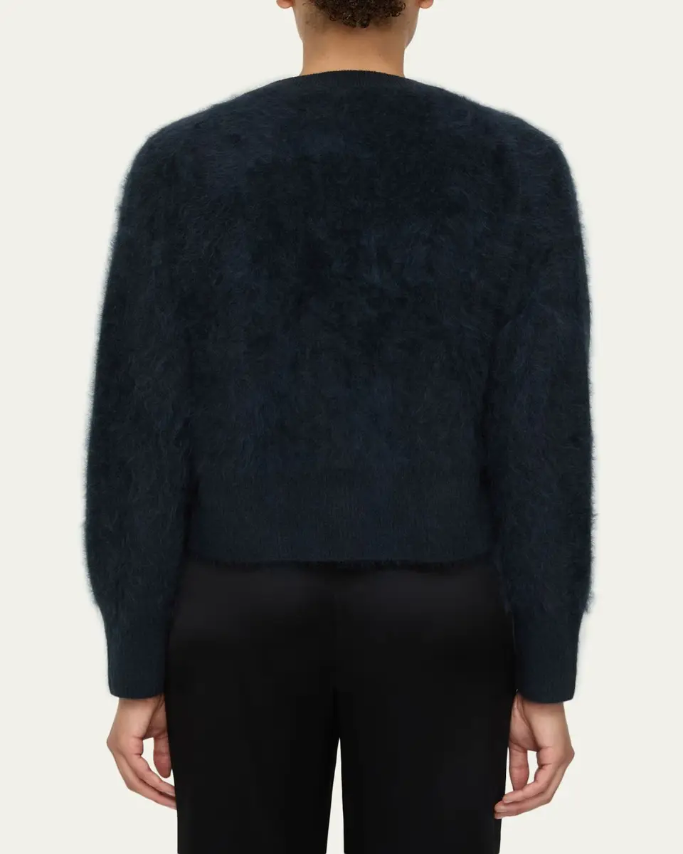 Lafayette 148 New York Button-Down Brushed Cashmere Cardigan | Thumbnail 3