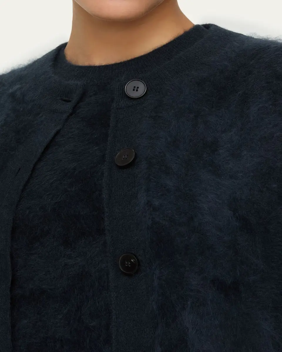 Lafayette 148 New York Button-Down Brushed Cashmere Cardigan | Thumbnail 5