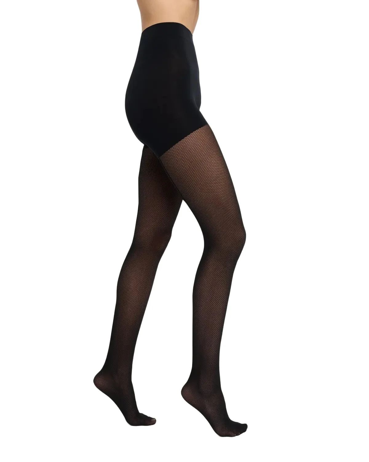 Backseam Illusion Net Tights