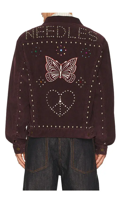 Needles Studded Jean Jacket 14W Corduroy | Image 1 Needles Studded Jean Jacket 14W Corduroy | Image 1