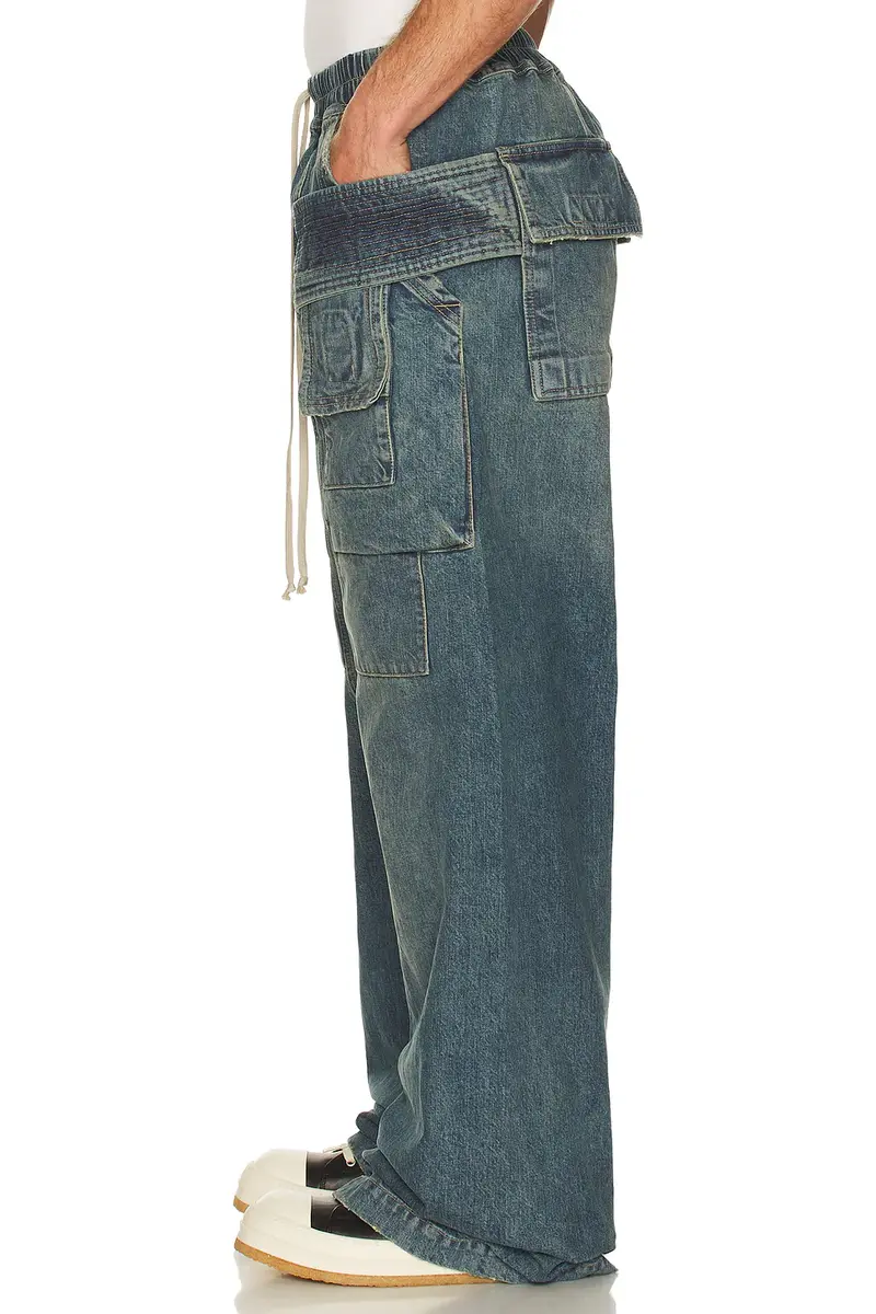 DRKSHDW by Rick Owens Creatch Wide Cargo Drawstring | Thumbnail 4 DRKSHDW by Rick Owens Creatch Wide Cargo Drawstring | Thumbnail 4