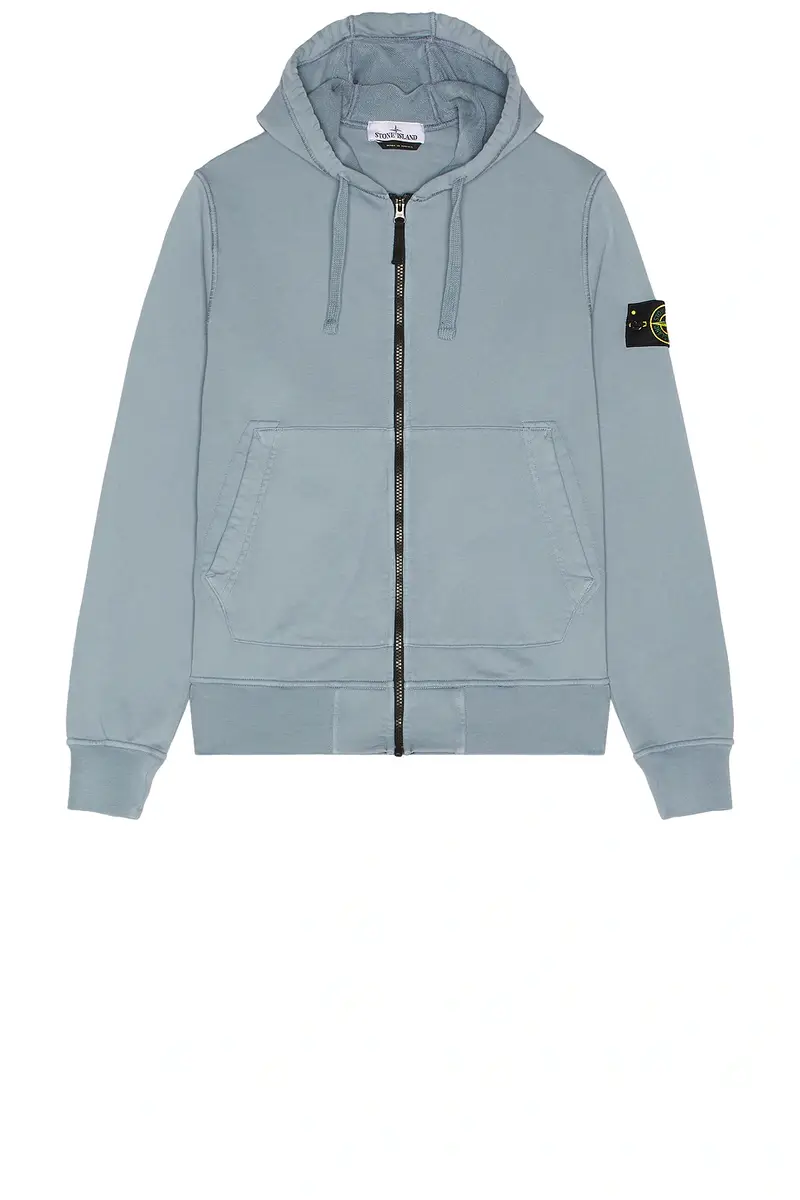 Stone Island Garment Dyed Zip Hoodie | Thumbnail 4 Stone Island Garment Dyed Zip Hoodie | Thumbnail 4