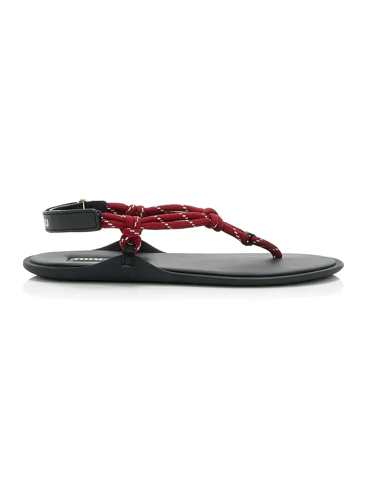 Miu Miu Rope Sandals