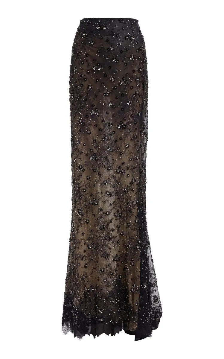 Elie Saab Embellished Lace Maxi Skirt | Thumbnail 4 Elie Saab Embellished Lace Maxi Skirt | Thumbnail 4