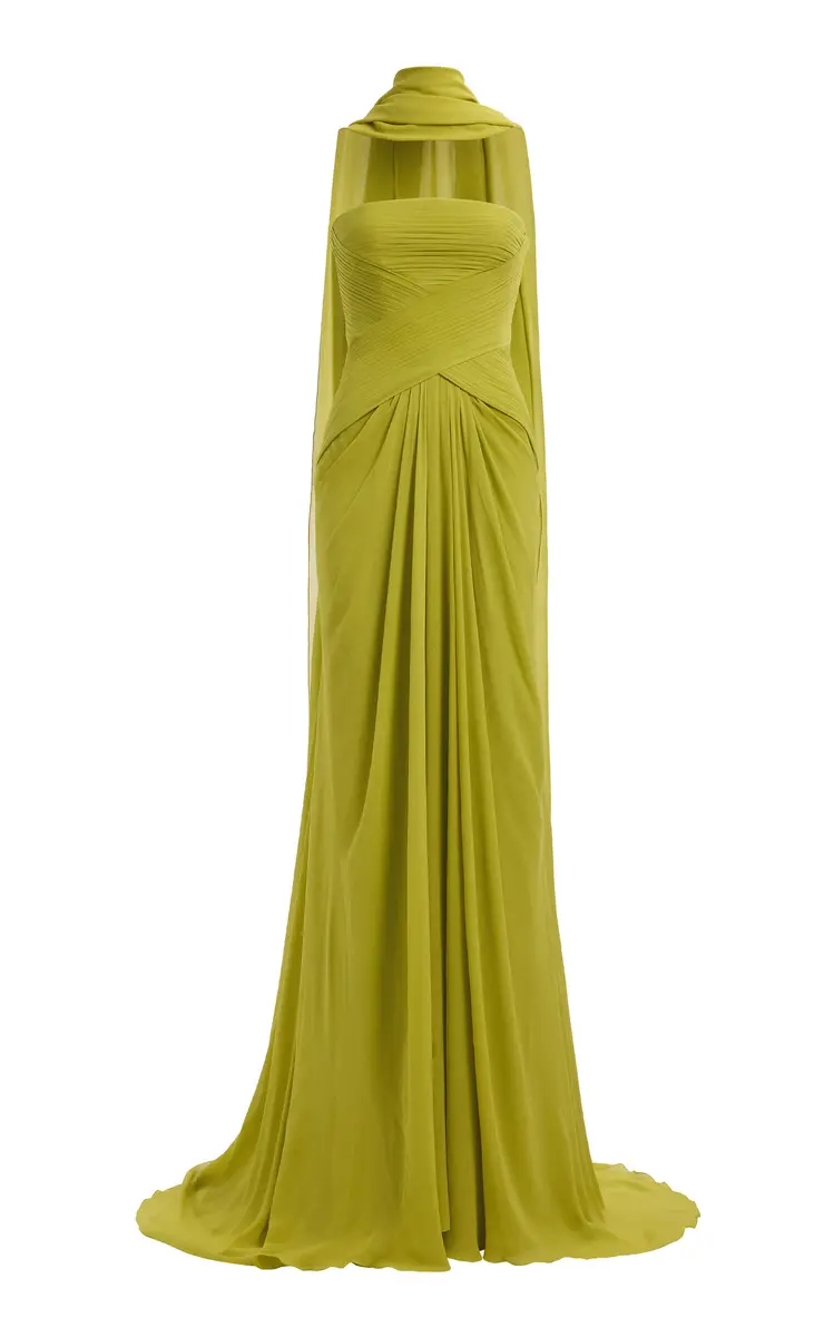 Elie Saab Strapless Silk Gown | Thumbnail 2 Elie Saab Strapless Silk Gown | Thumbnail 2
