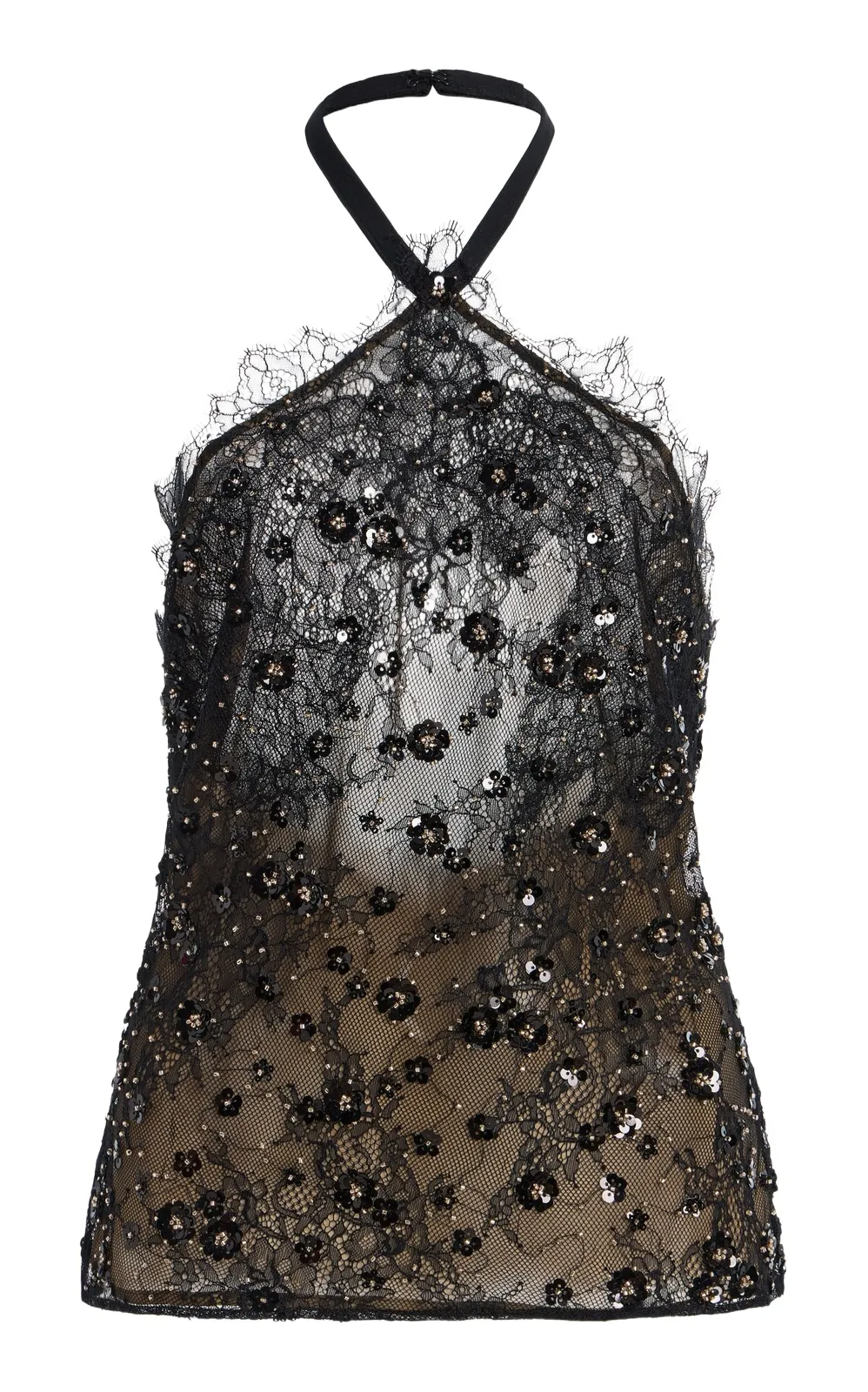 Embellished Lace Halter Top Embellished Lace Halter Top