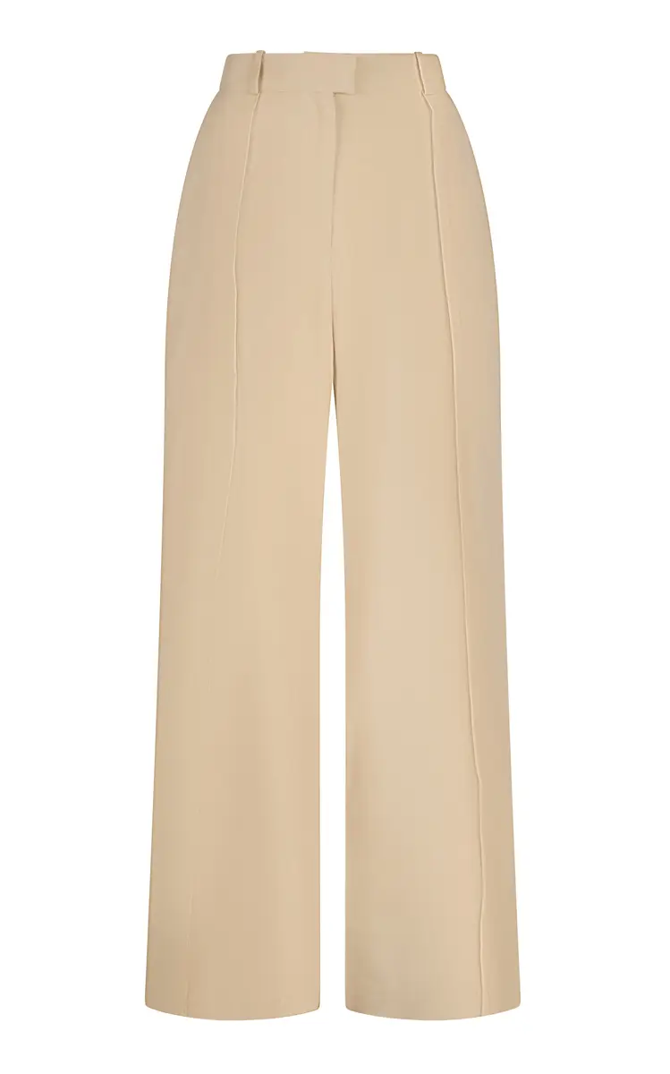 Martin Grant Silk High-Waisted Pleated Pants