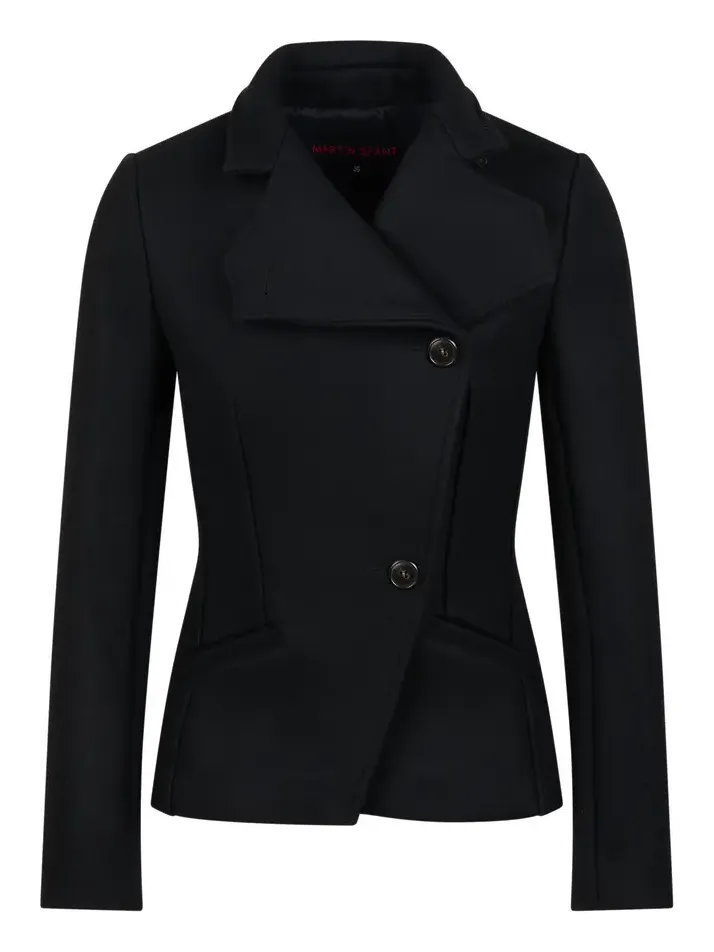 Martin Grant Wool-Blend Fitted Jacket