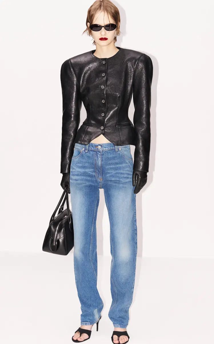 Magda Butrym Structured Sheep Leather Jacket | Thumbnail 2