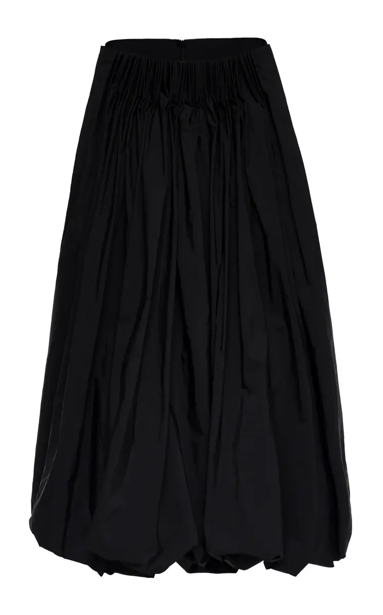 Voluminous Pleated Maxi Skirt Voluminous Pleated Maxi Skirt