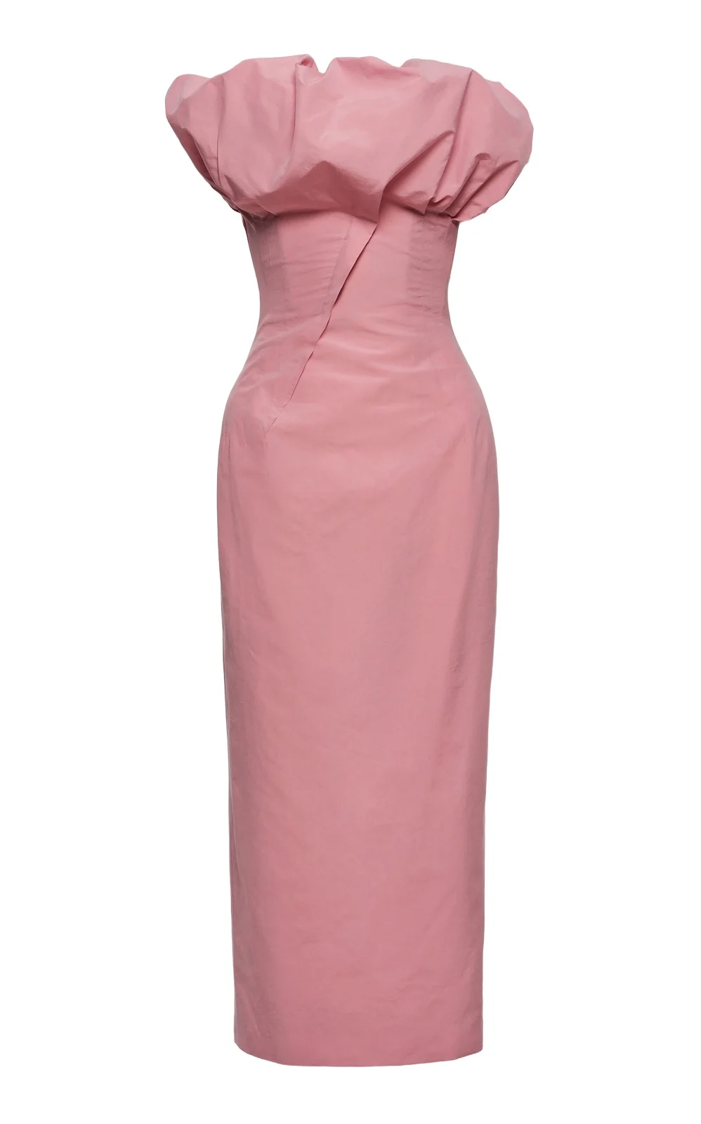 Magda Butrym Strapless Puffed Cotton Gown
