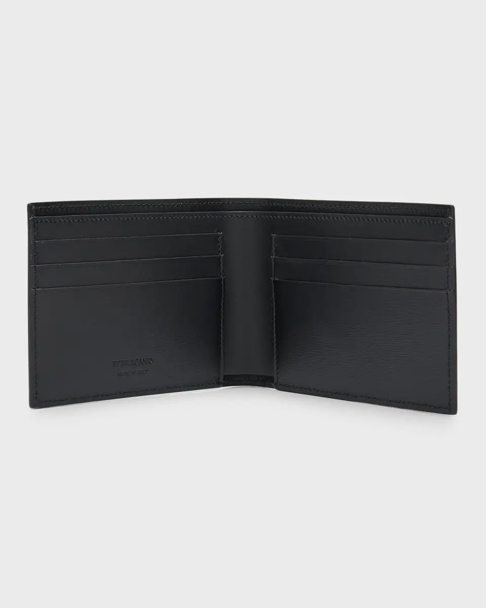 Ferragamo Men's Classic Leather Bifold Wallet | Thumbnail 8 Ferragamo Men's Classic Leather Bifold Wallet | Thumbnail 8