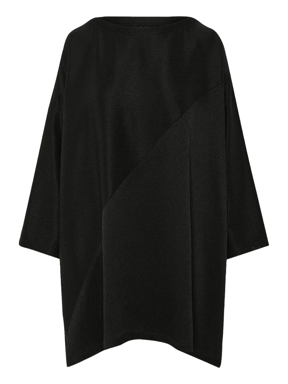 Eskandar Handkerchief Silk Plisse Tunic