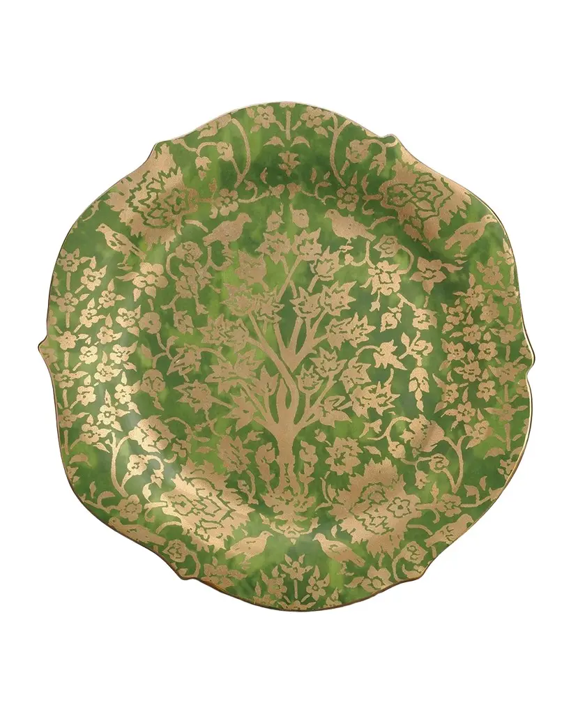 L'Objet Fortuny Alberelli Large Platter, 14" Round