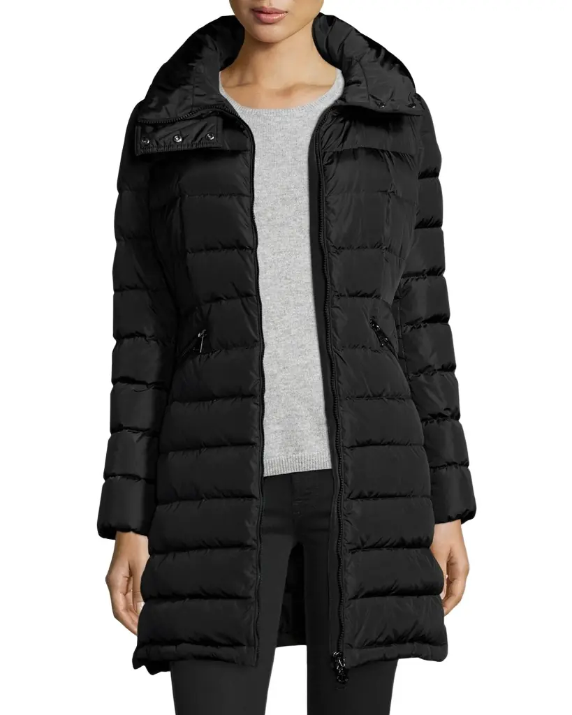 Moncler Flammette High-Neck Puffer Coat | Image 1 Moncler Flammette High-Neck Puffer Coat | Image 1