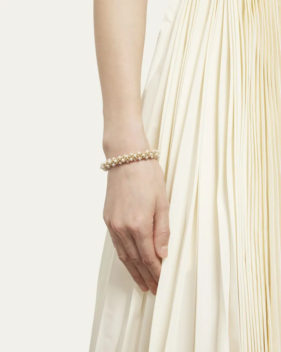 Meredith Frederick Caroline 14K Gold & Pearl Bracelet | Thumbnail 3