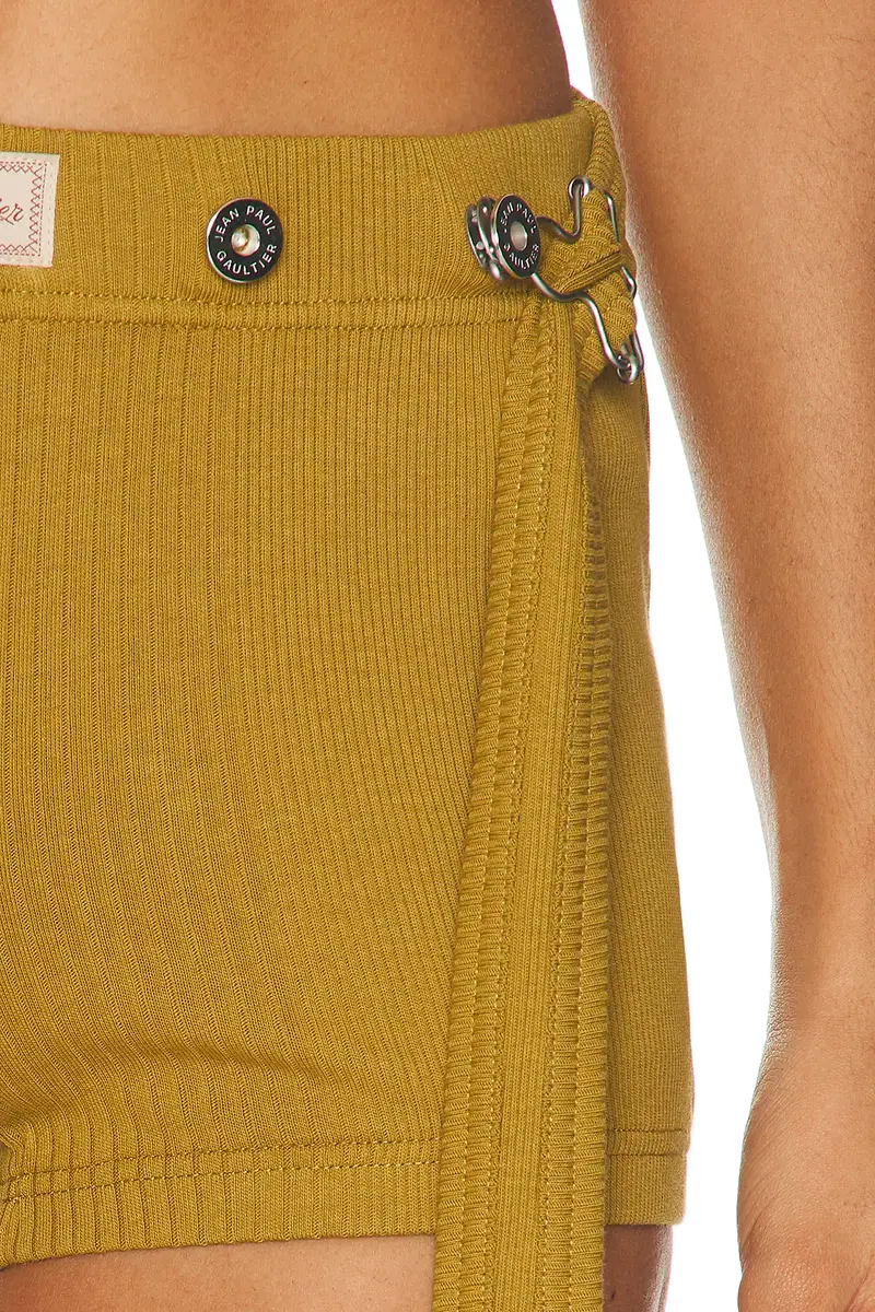 Jean Paul Gaultier Cotton Ribbed Short | Thumbnail 6 Jean Paul Gaultier Cotton Ribbed Short | Thumbnail 6