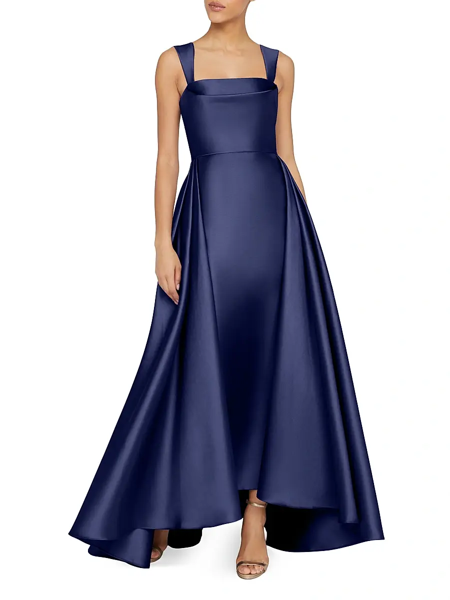 THEIA Women's Zendaya Satin High-Low Gown | Thumbnail 2 THEIA Women's Zendaya Satin High-Low Gown | Thumbnail 2
