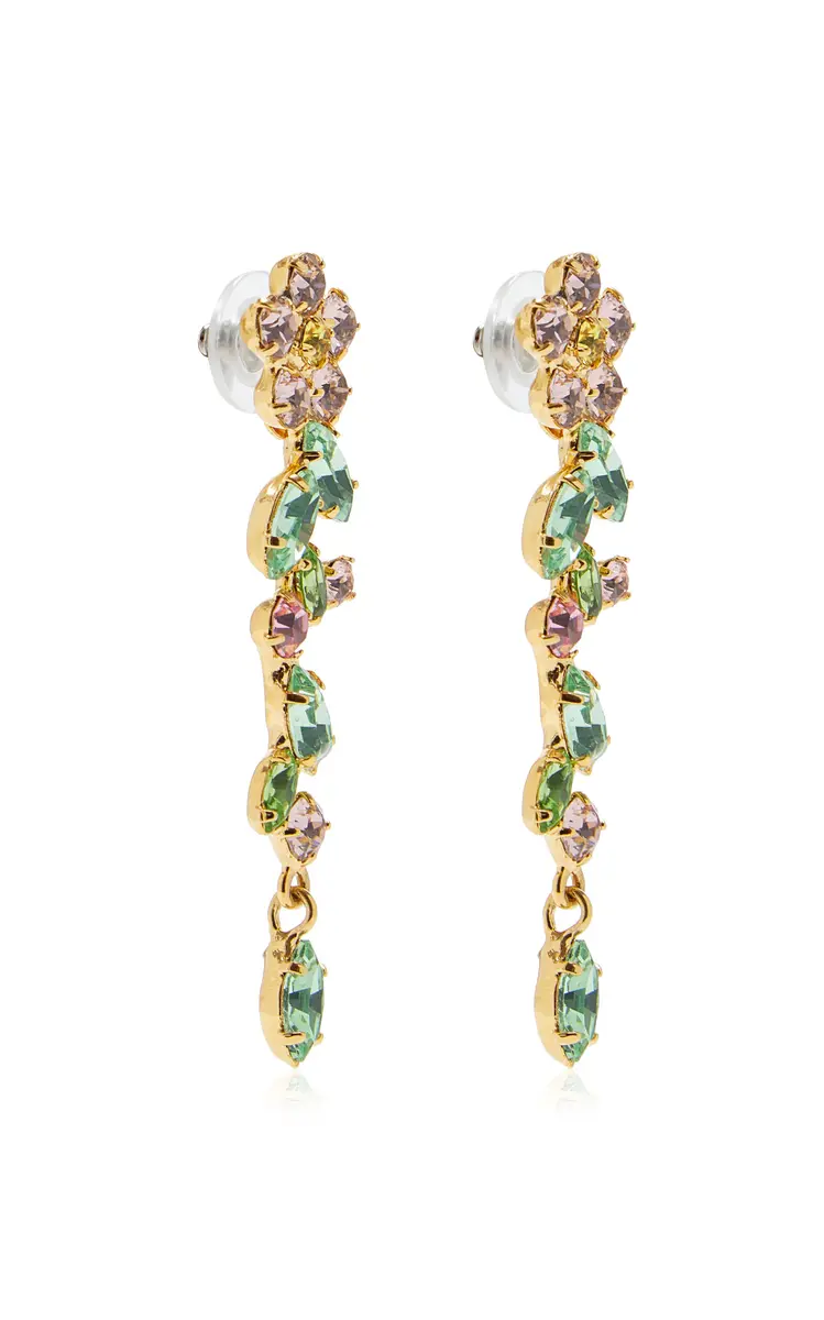 Jennifer Behr Jasmina Floral Crystal Earrings | Thumbnail 3 Jennifer Behr Jasmina Floral Crystal Earrings | Thumbnail 3
