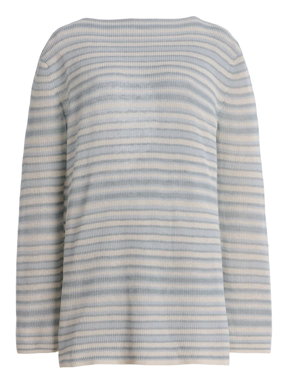 ELCE Exclusive Aura Striped Linen Mini Dress