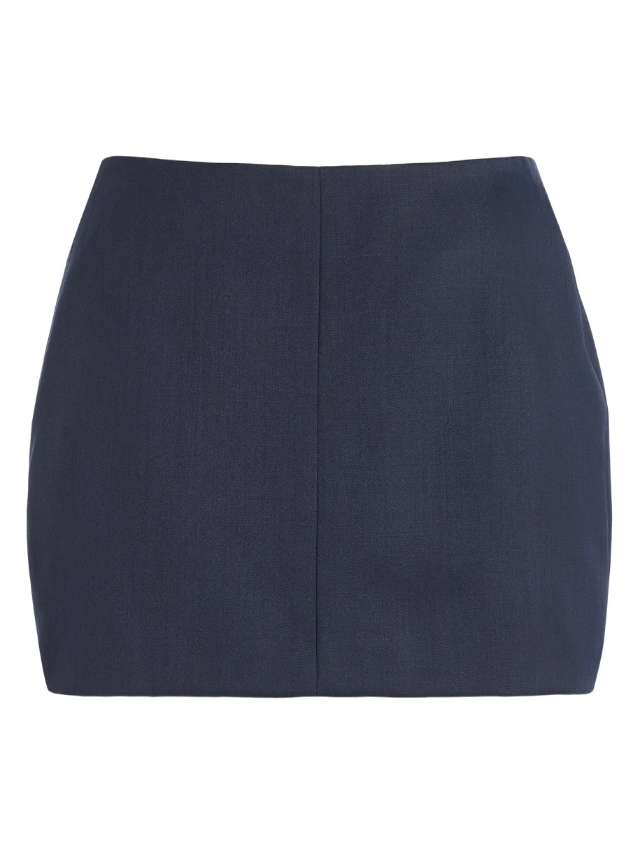 The Oona Wool Mini Skirt
