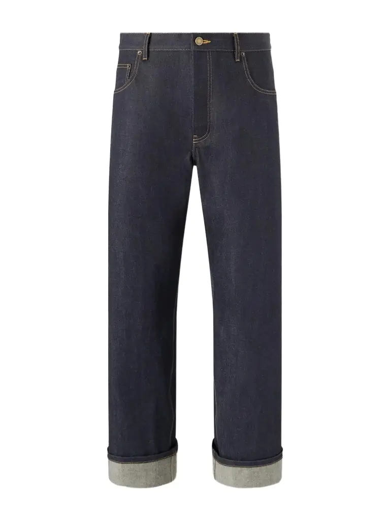 Thom Browne Cropped Straight-Leg Selvedge Jeans - Men | Image 1 Thom Browne Cropped Straight-Leg Selvedge Jeans - Men | Image 1