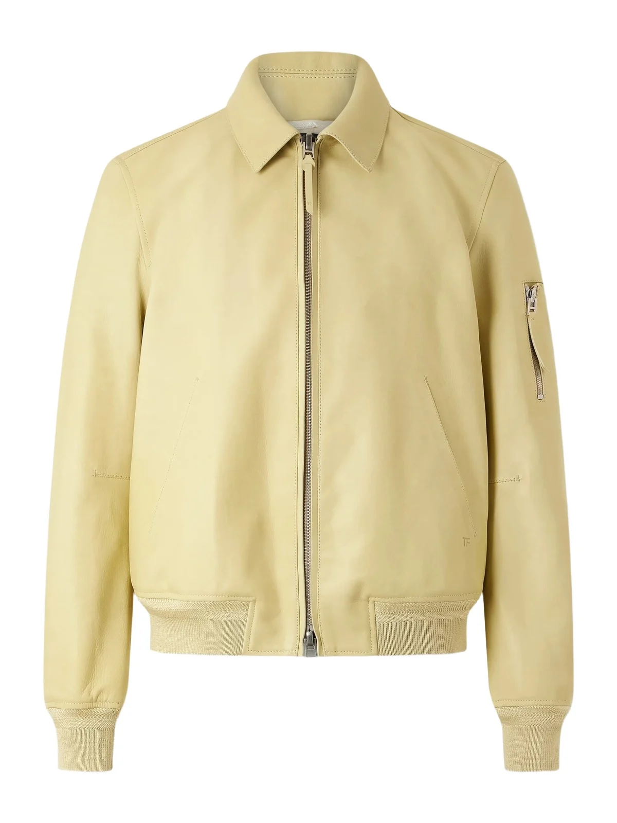 Leather Blouson Jacket - Men Leather Blouson Jacket - Men