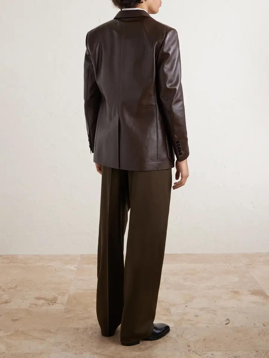 Tom Ford Pleated Wool Wide-Leg Trousers - Men | Thumbnail 4 Tom Ford Pleated Wool Wide-Leg Trousers - Men | Thumbnail 4
