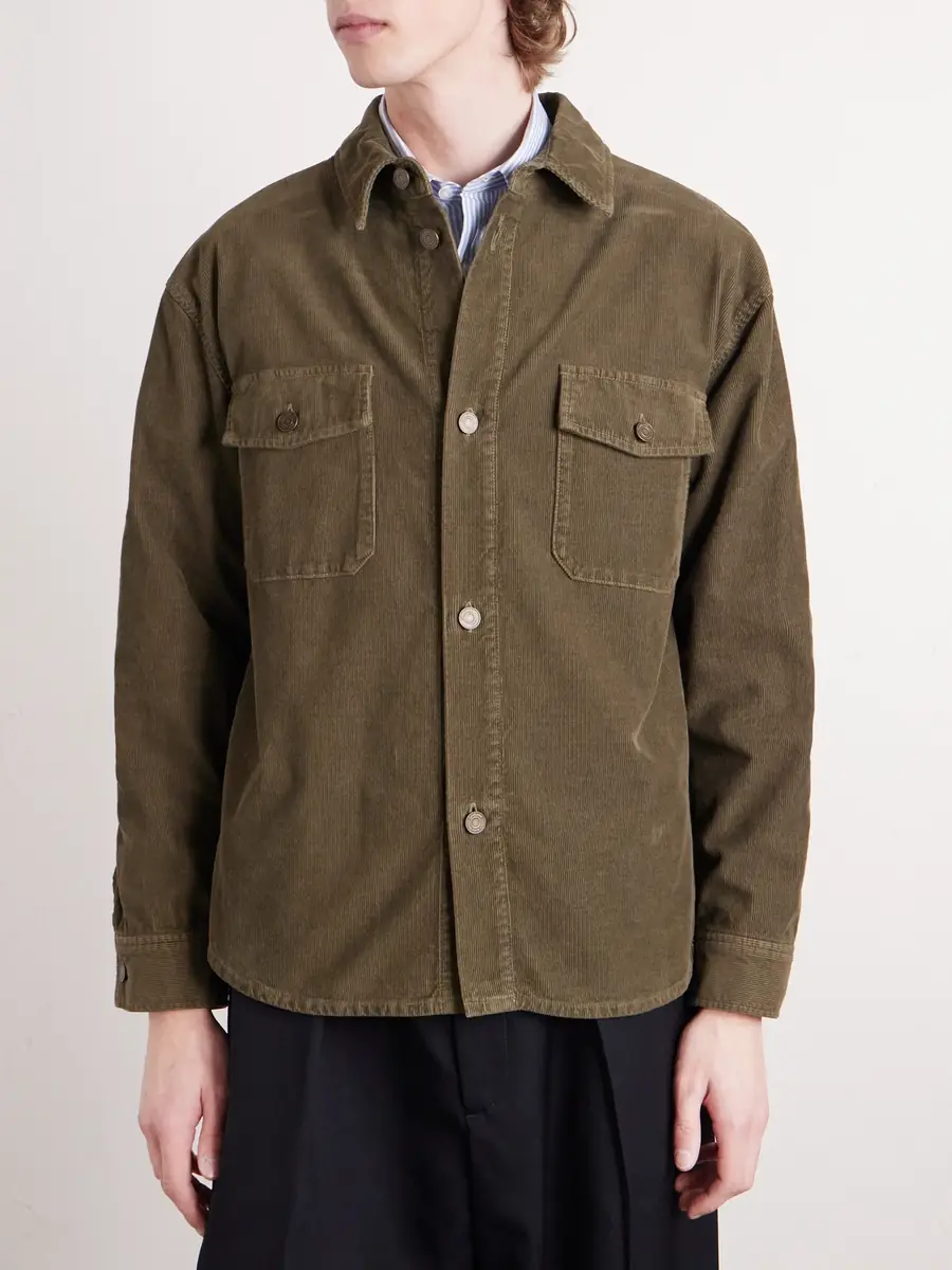 Saint Laurent Cotton-Corduroy Overshirt - Men | Thumbnail 3 Saint Laurent Cotton-Corduroy Overshirt - Men | Thumbnail 3