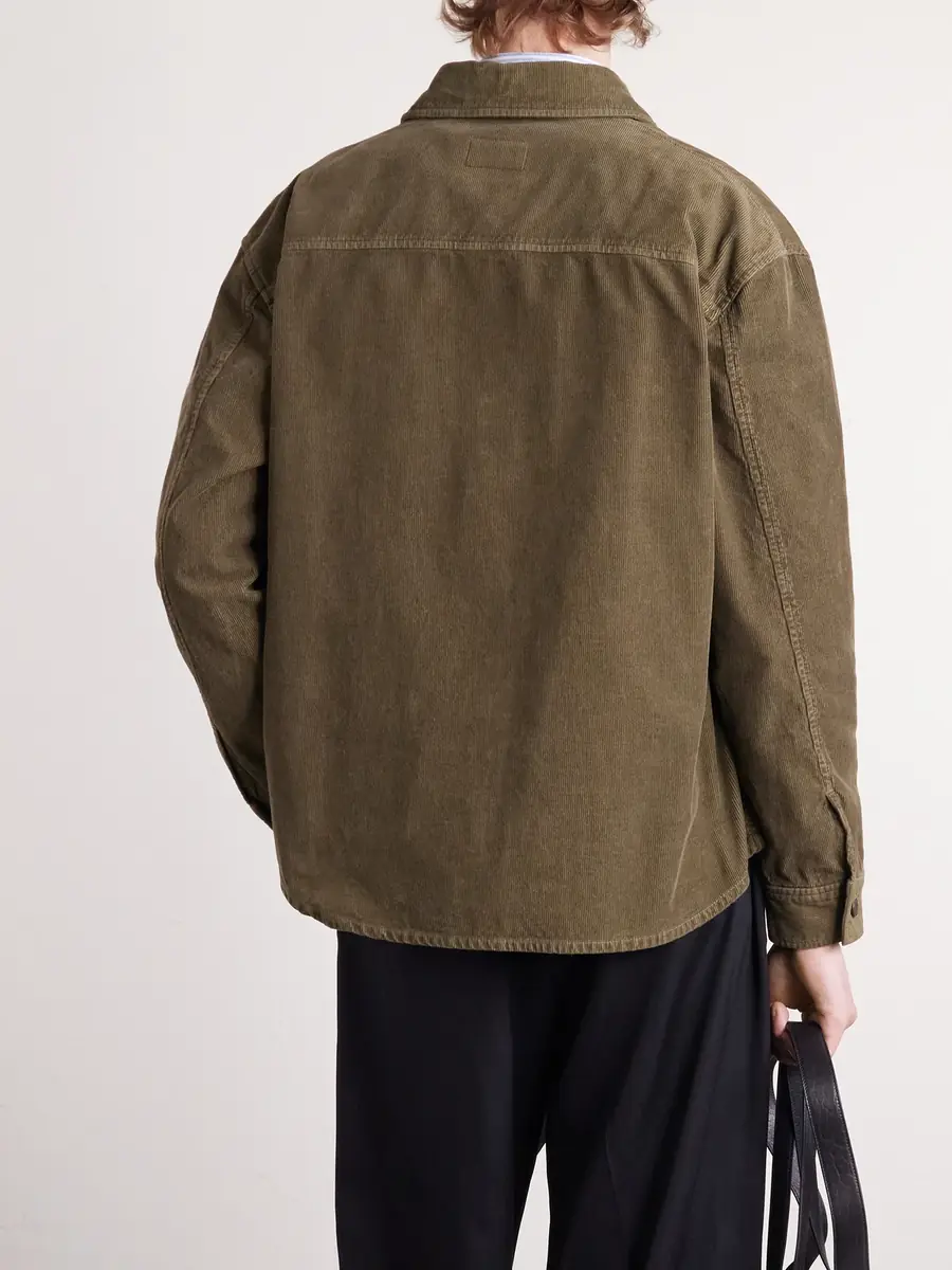 Saint Laurent Cotton-Corduroy Overshirt - Men | Thumbnail 4 Saint Laurent Cotton-Corduroy Overshirt - Men | Thumbnail 4