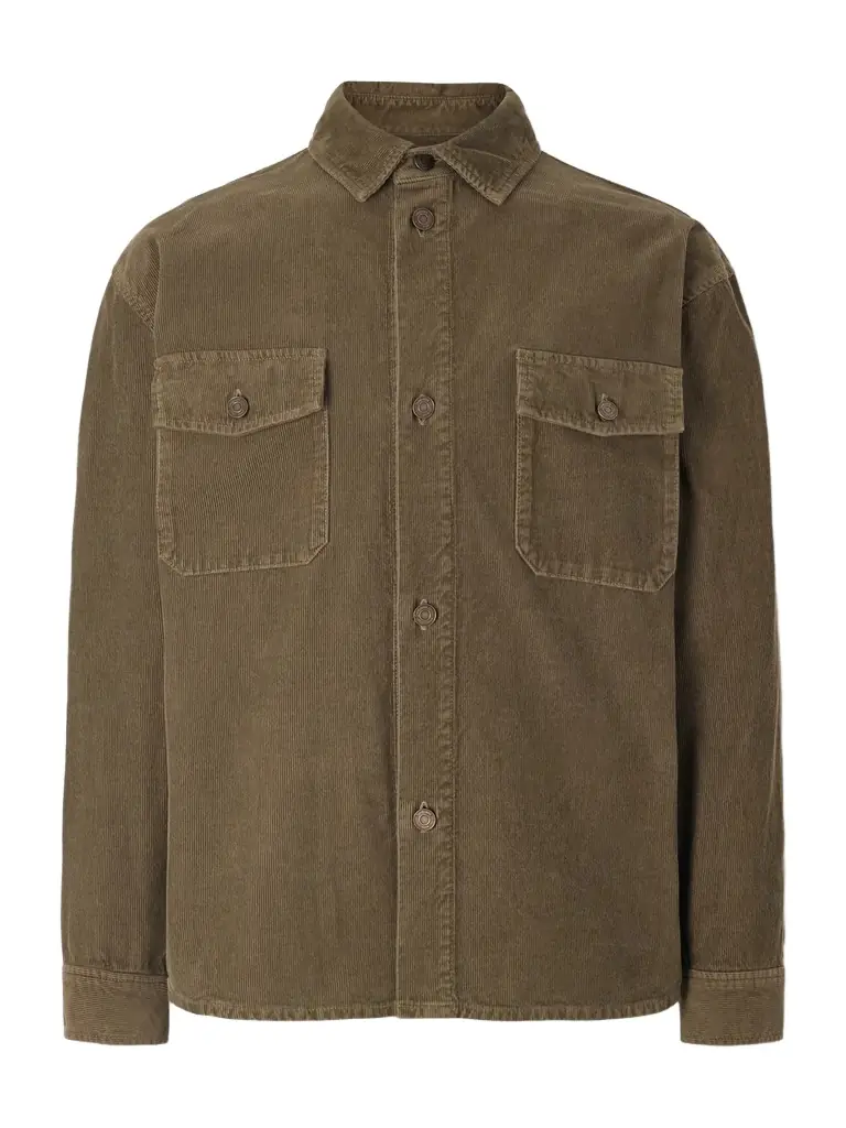Cotton-Corduroy Overshirt - Men Cotton-Corduroy Overshirt - Men