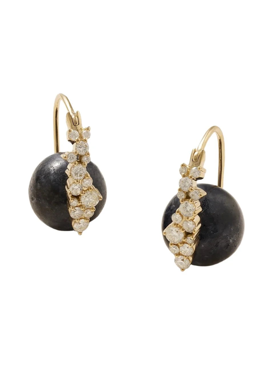 Sydney Evan Cocktail 14-karat Gold, Sapphire And Diamond Earrings