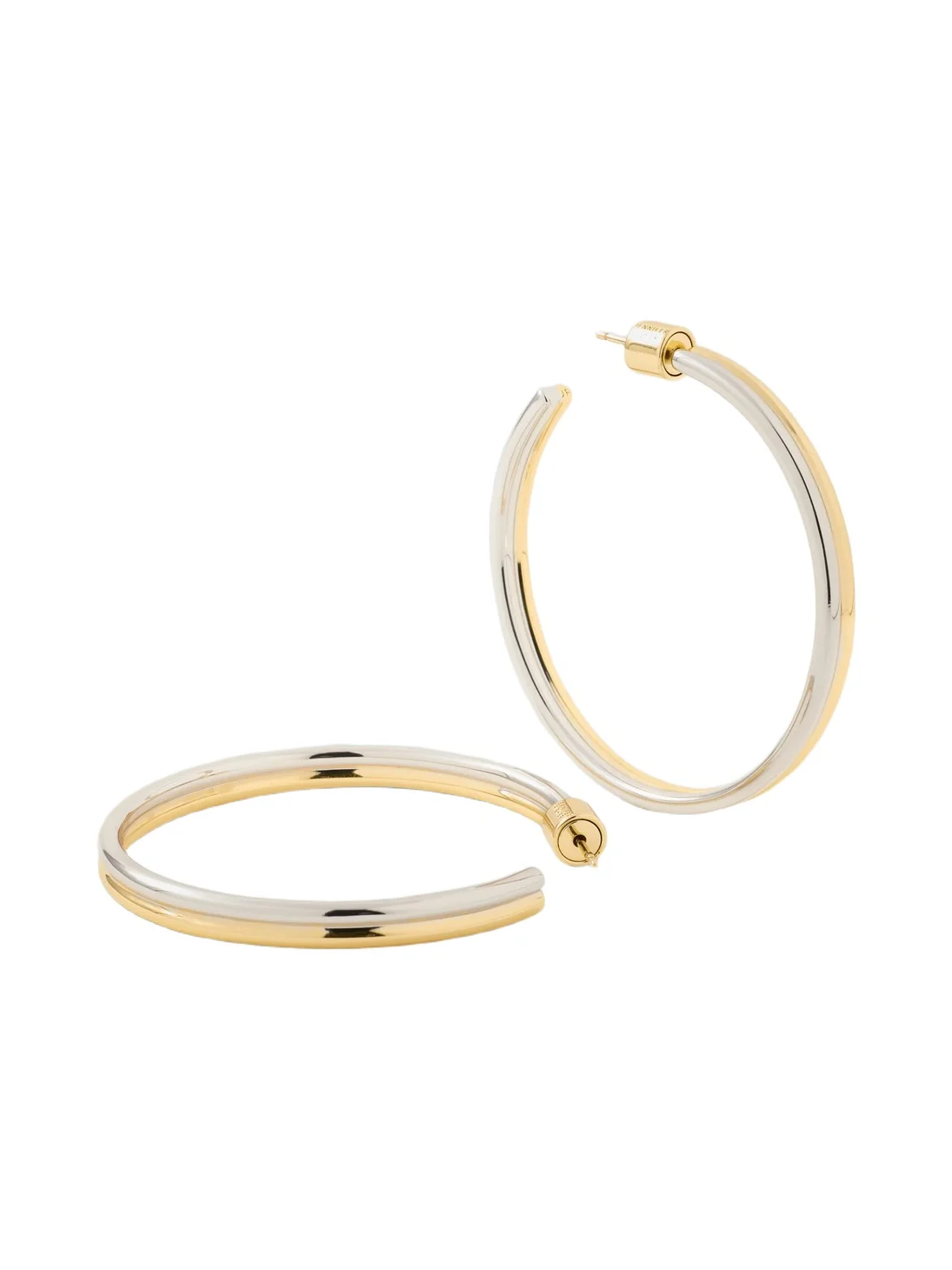 Jennifer Fisher 1.5 Two Tone Thread Baby Hoops