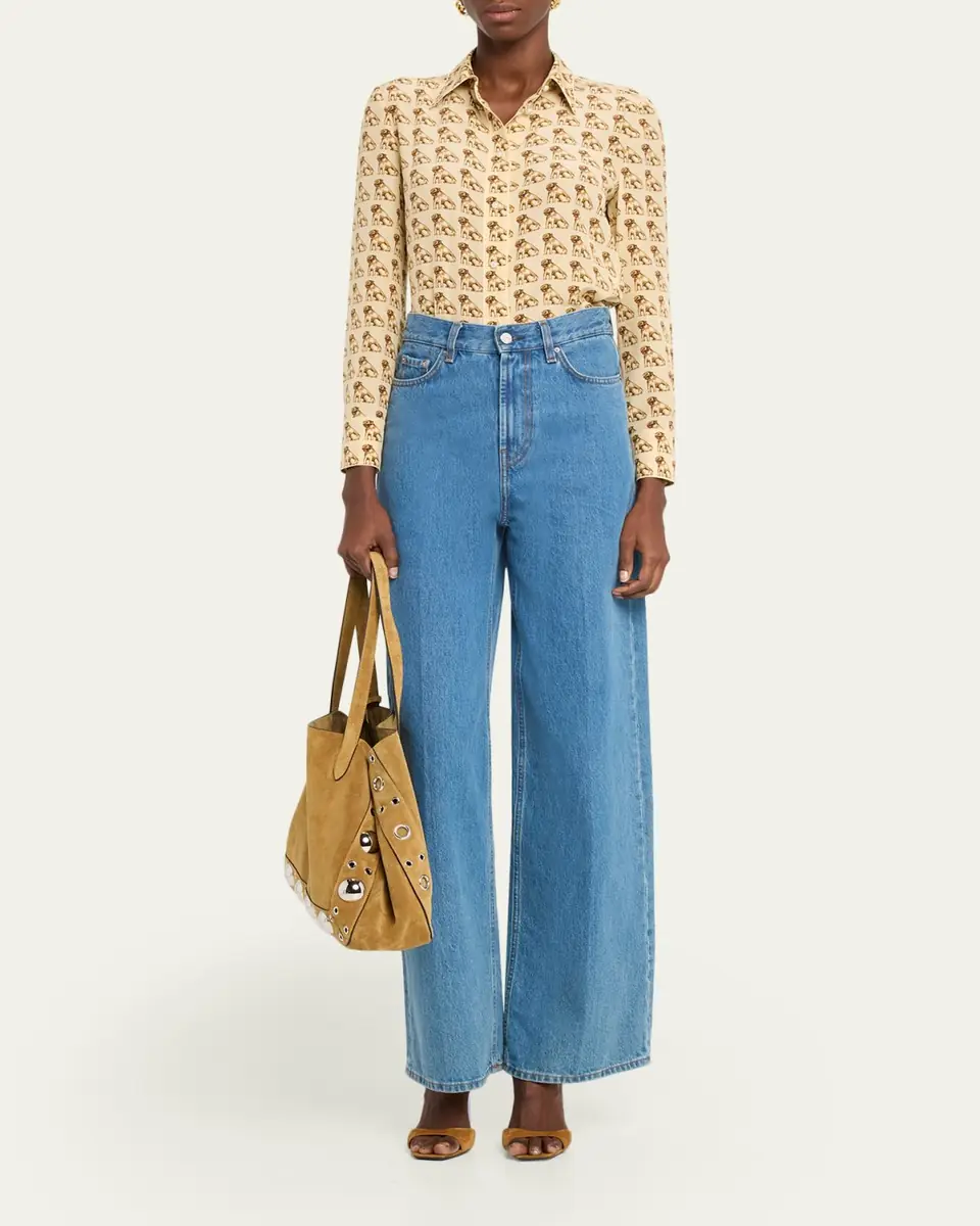 Valentino Garavani Men's Nellcote Large Studded Suede Tote Bag | Thumbnail 5 Valentino Garavani Men's Nellcote Large Studded Suede Tote Bag | Thumbnail 5