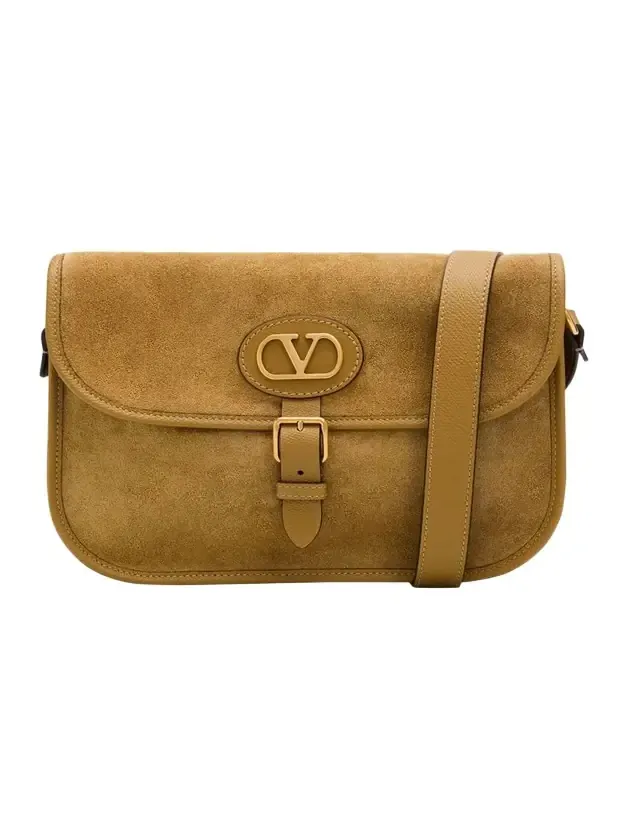 Men's Suede Crossbody Bag