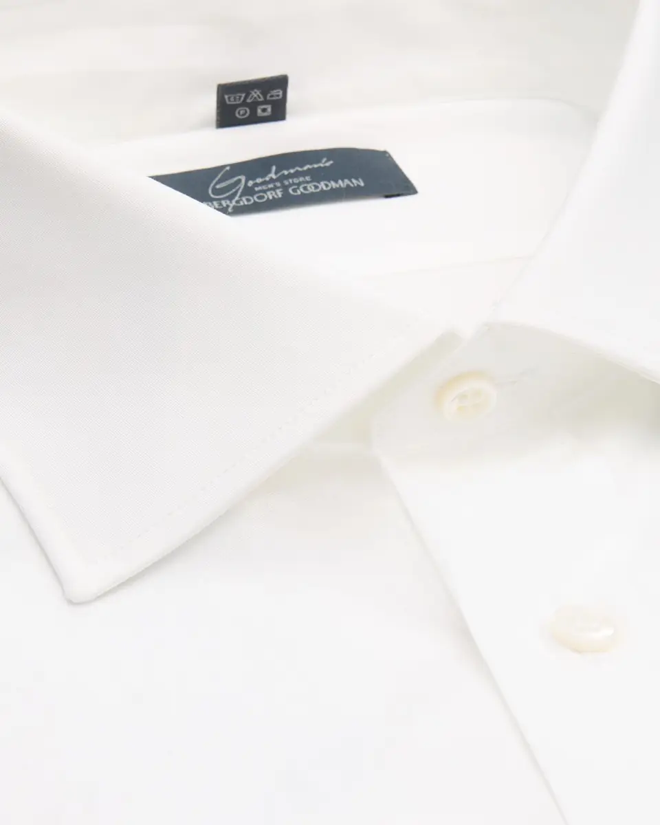 Bergdorf Goodman Men's Solid Poplin Sport Shirt | Thumbnail 2 Bergdorf Goodman Men's Solid Poplin Sport Shirt | Thumbnail 2