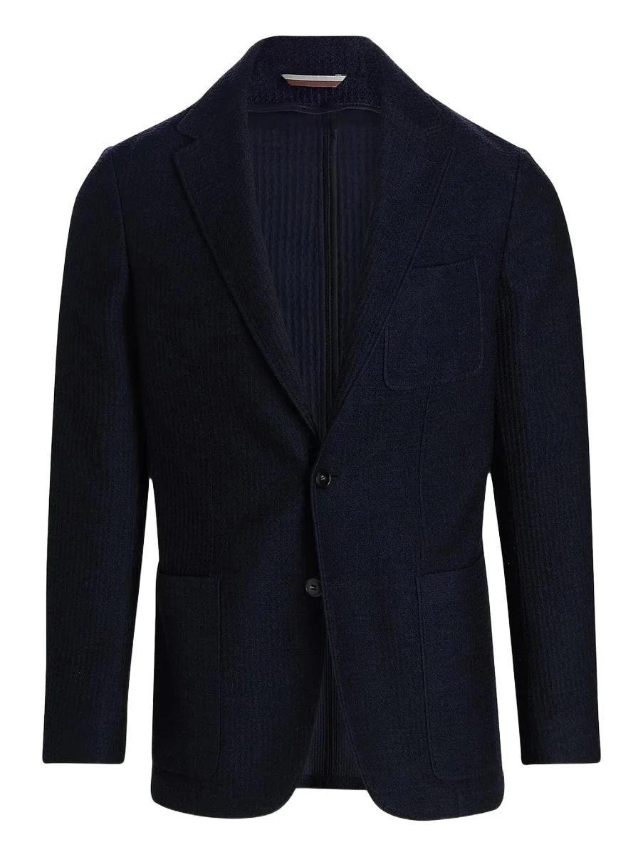 Men's Jersey Wool Regular-Fit Jacket Men's Jersey Wool Regular-Fit Jacket