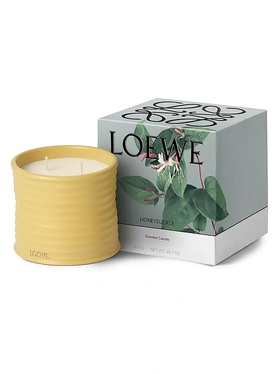 LOEWE PERFUMES Honeysuckle Scented Candle - Size Large | Image 1 LOEWE PERFUMES Honeysuckle Scented Candle - Size Large | Image 1