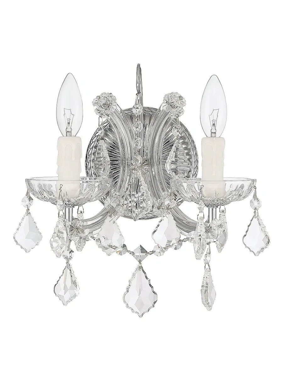 Crystorama Maria Theresa 2-Light Crystal Wall Mount | Thumbnail 2 Crystorama Maria Theresa 2-Light Crystal Wall Mount | Thumbnail 2