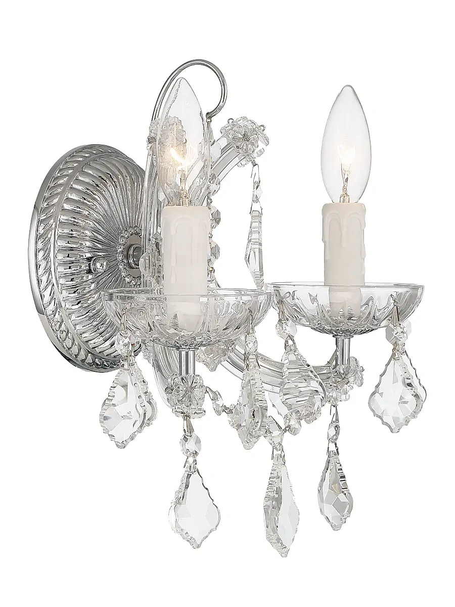 Crystorama Maria Theresa 2-Light Crystal Wall Mount | Thumbnail 3 Crystorama Maria Theresa 2-Light Crystal Wall Mount | Thumbnail 3